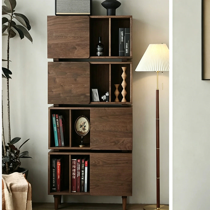 Atticus Walnut Modular Storage Cabinet
