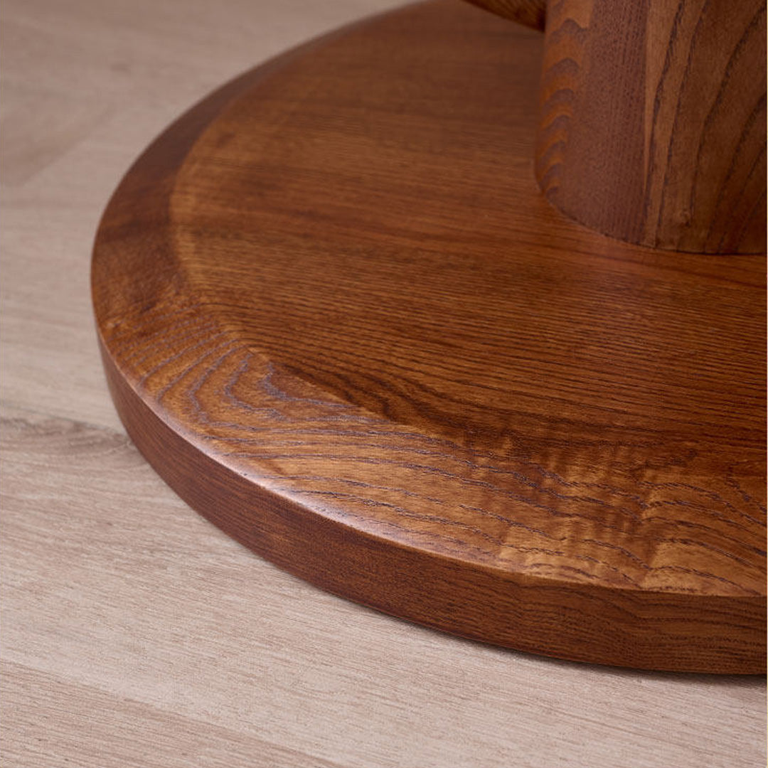 Damien Walnut Finish Standing Mirror & Coat Rack