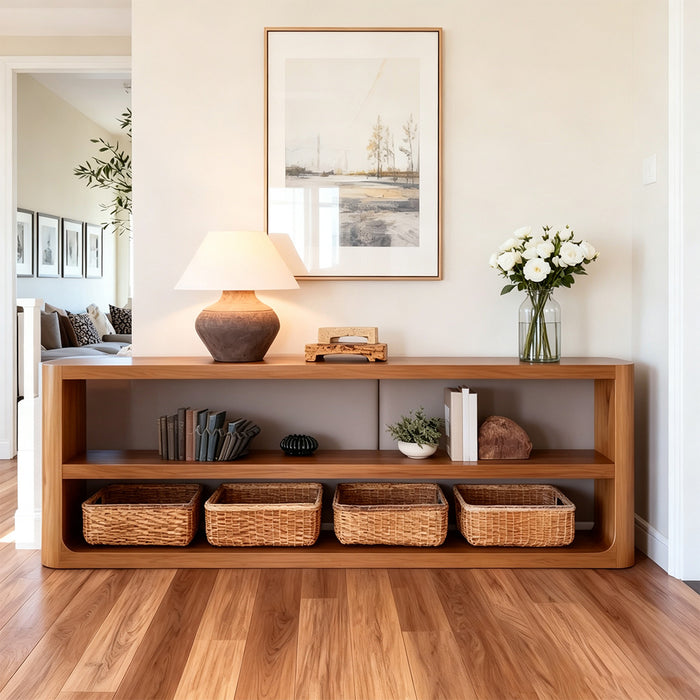 Killian Brown Pine Console Table