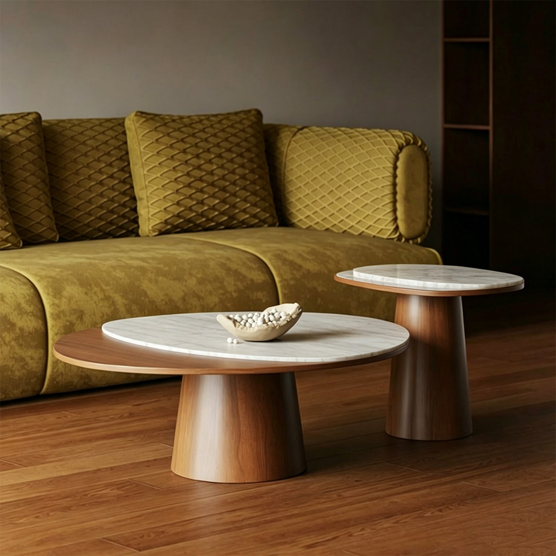 Jett Two-tone Walnut Coffee Table Set