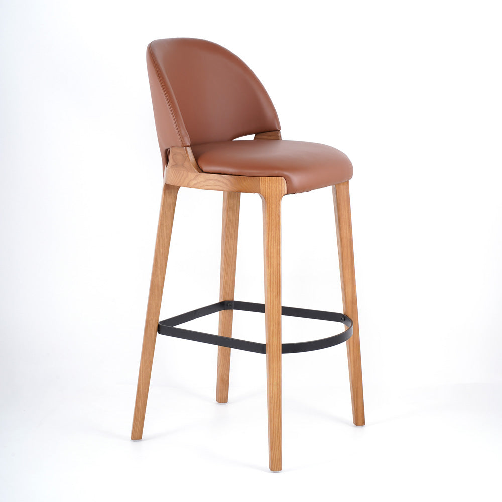 The Store Sells More Than Hot Bar Stool High Chair Ever Month Factory Mass Produces Hot-selling Nordic High-quality PU Leather