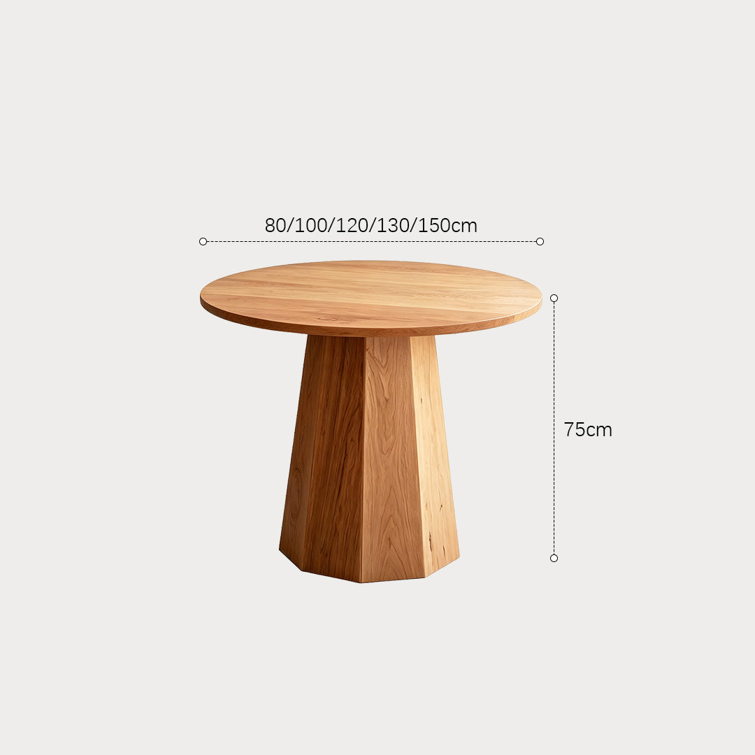 Matthew Natural Maple Round Dining Table