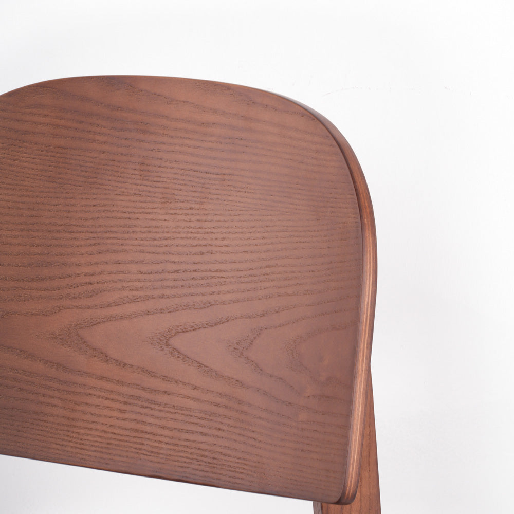 Nordic Modern Style Solid Wood Ash Dining Chair With Durable Backrest For Home Dining Living Rooms Hospitals Restaurants Schools