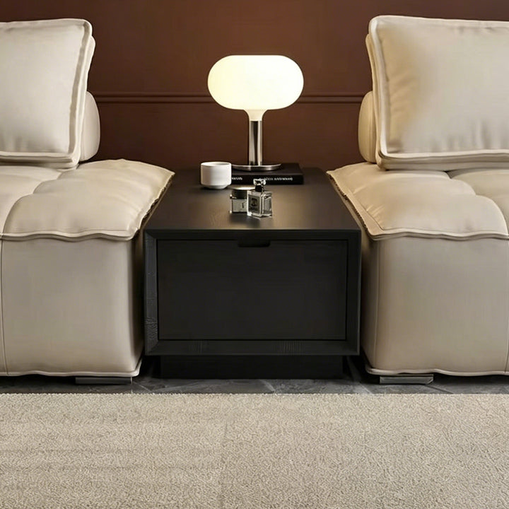 Dillon Black Wood Side Table