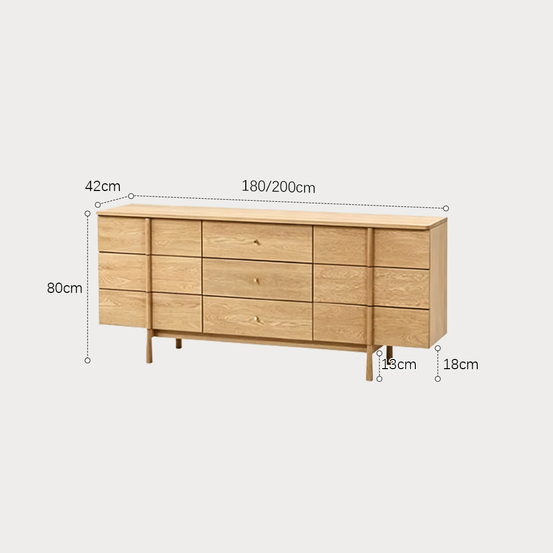 Ewan Natural Oak Sideboard