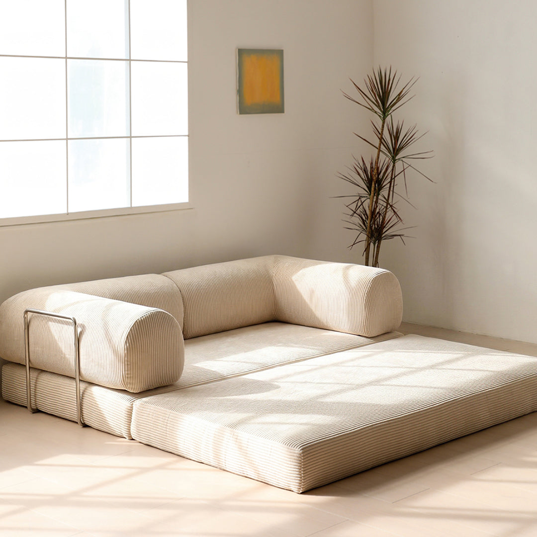 Bacardi Foldable Lazy Sofa Bed For Lounging, Corduroy