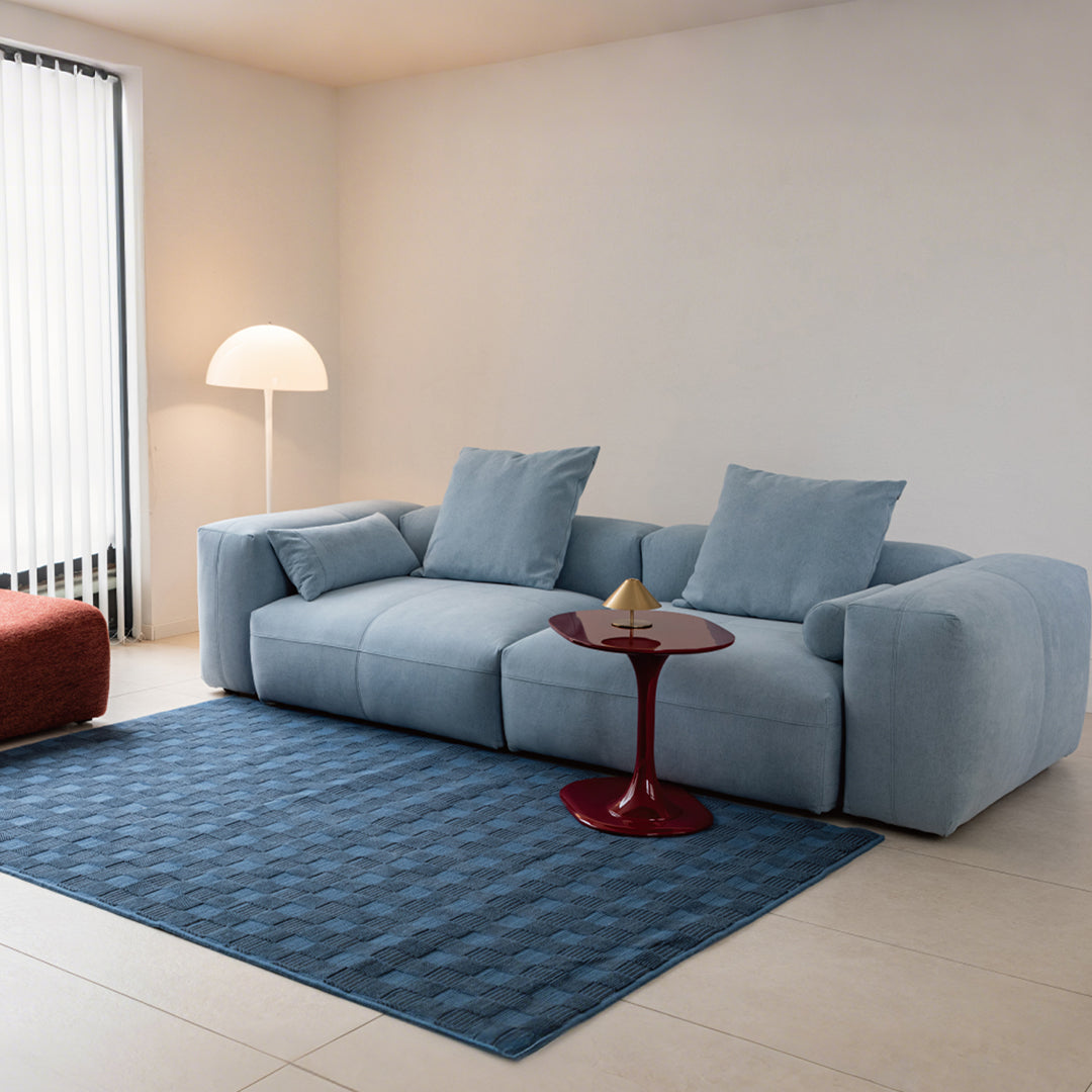 Gagnon Modular Sofa, Two Seater Sofa, Blue-Weilai Concept