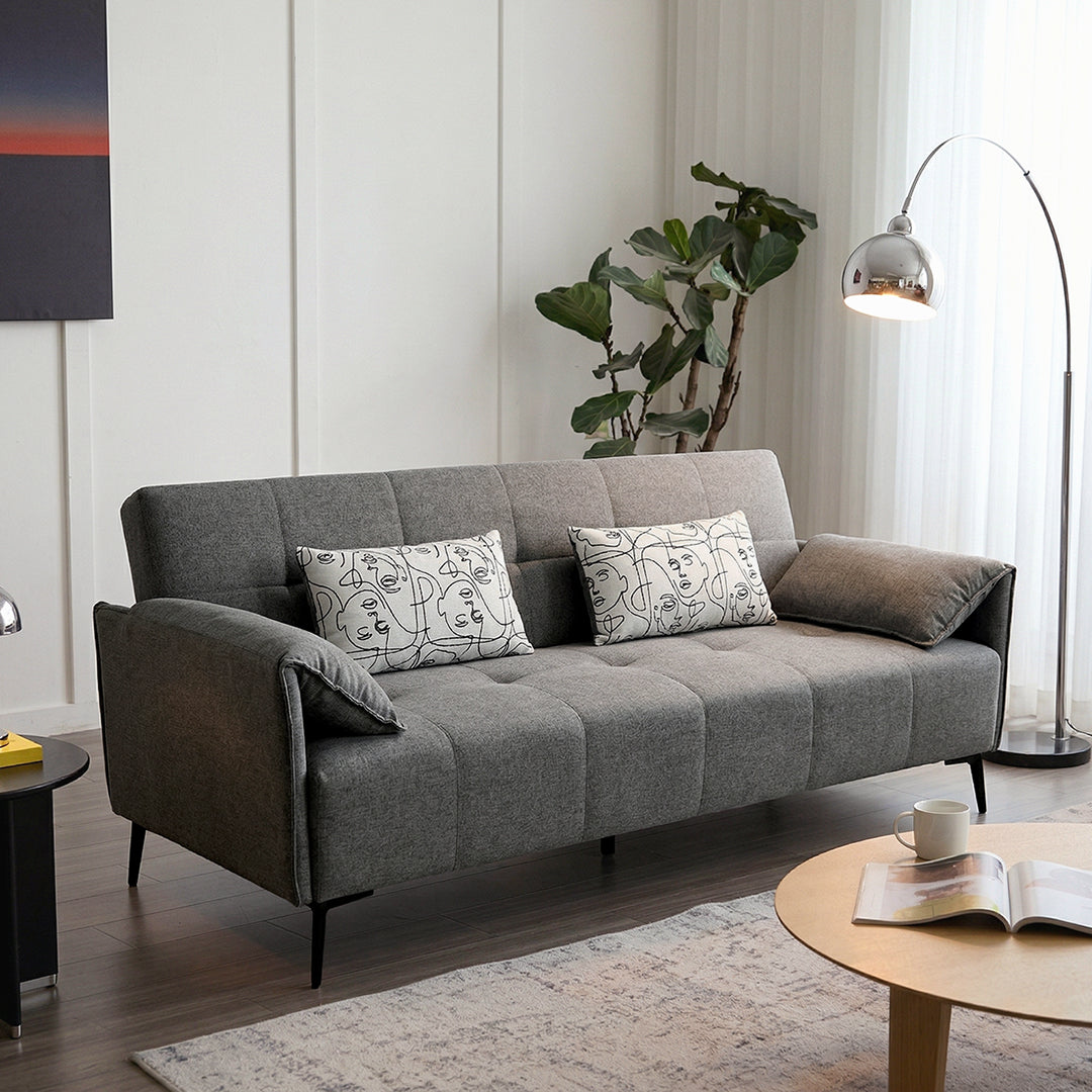 Kiro Sofa Bed Two Seater Sofa Bed, Linen