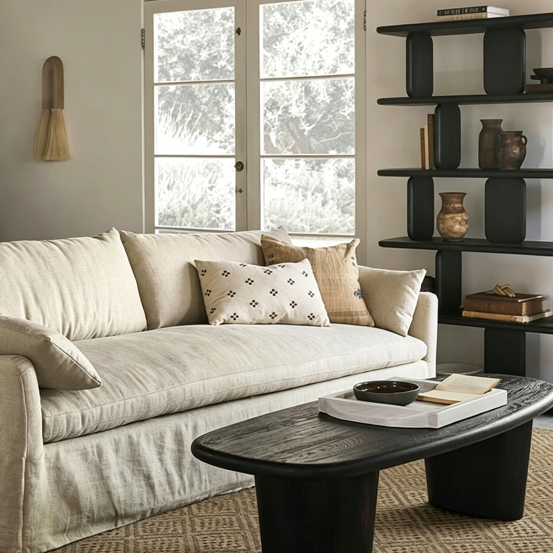 Cooper Black Textured Coffee Table