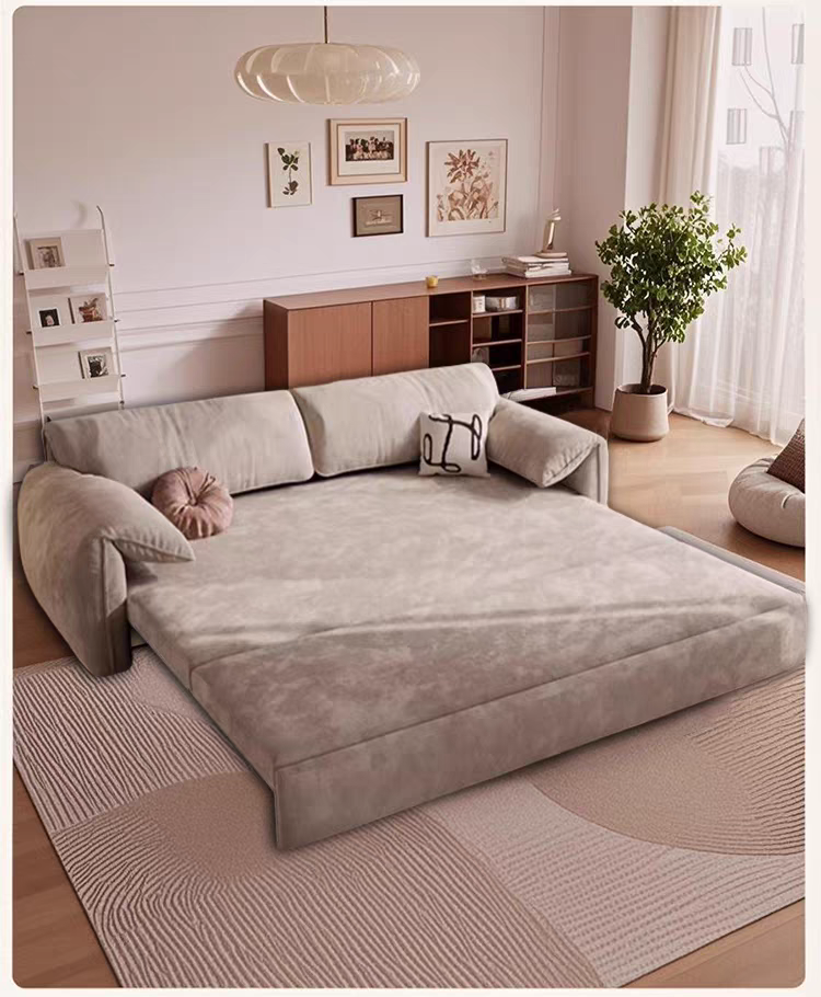 Modern Minimalist Style Multi-functional Foldable Sofa Bed