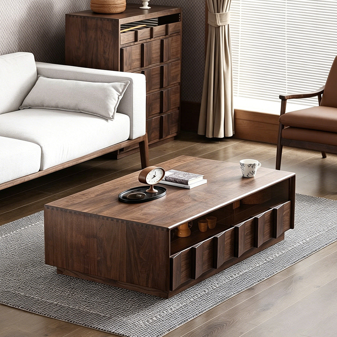 Richard Walnut Wood Coffee Table