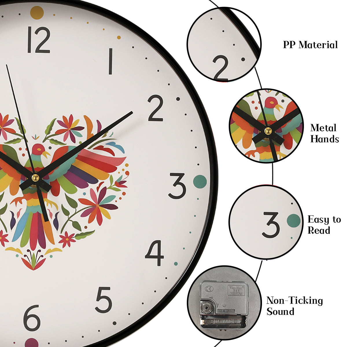 SZZ0130 Modern Minimalist Decorative Wall Clock For Home Office