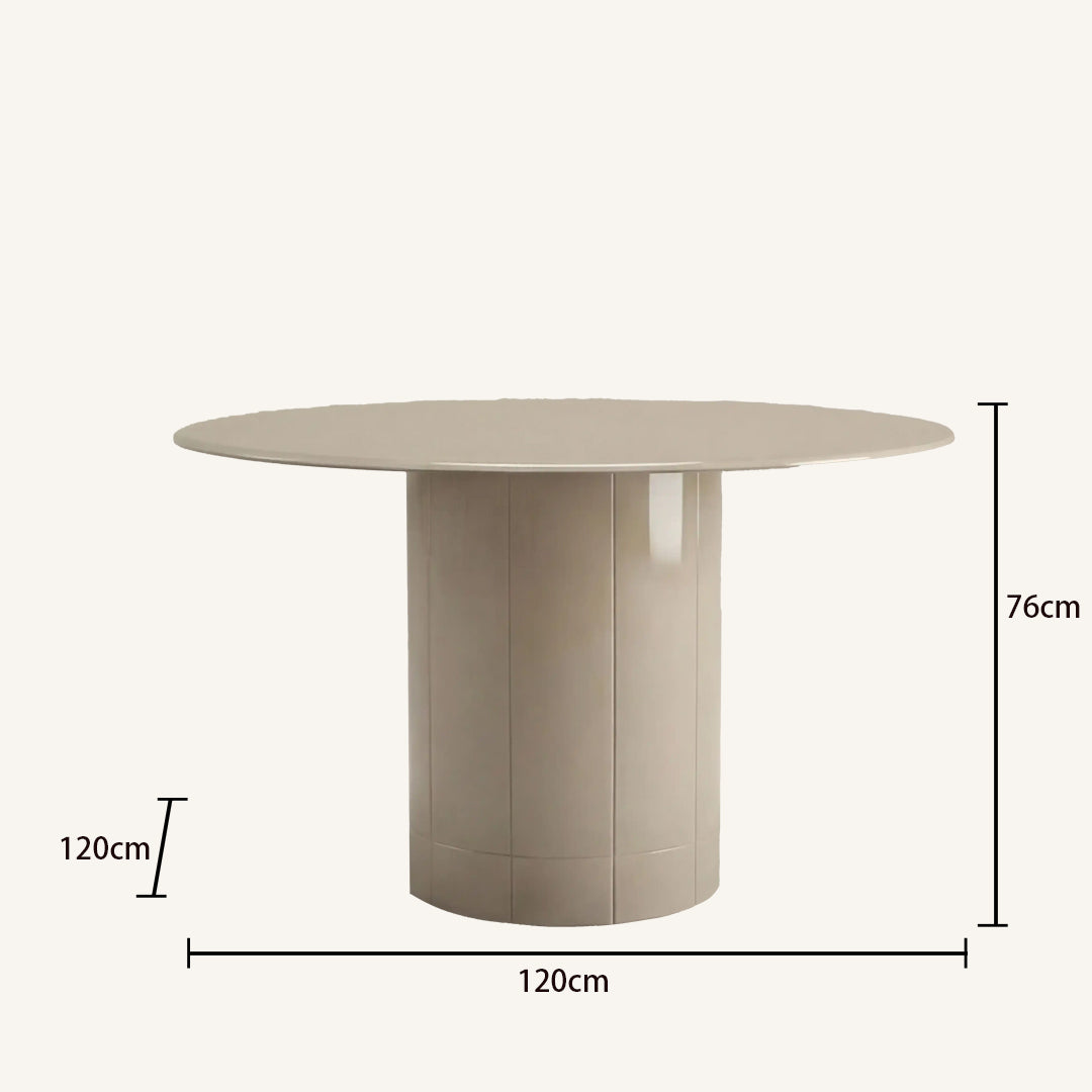 Laurel Sandstone Round Dining Table