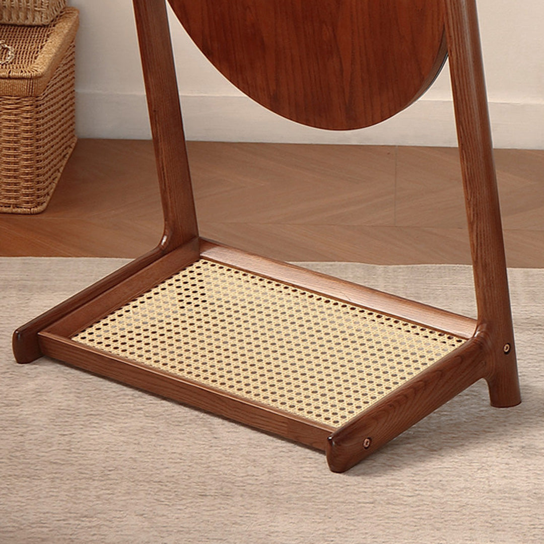 Maribel Walnut Frame Freestanding Mirror