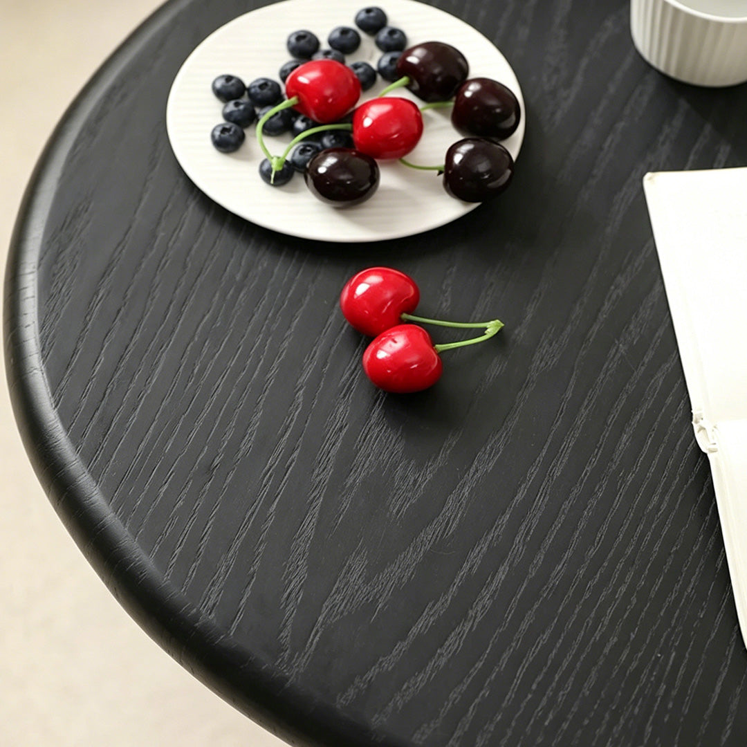 Bertie Matte Black Low Profile Coffee Table Set