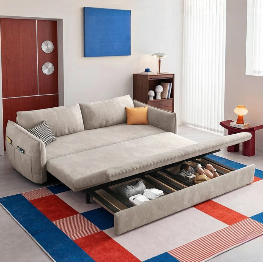 Modern Minimalist Style Multi-functional Foldable Sofa Bed
