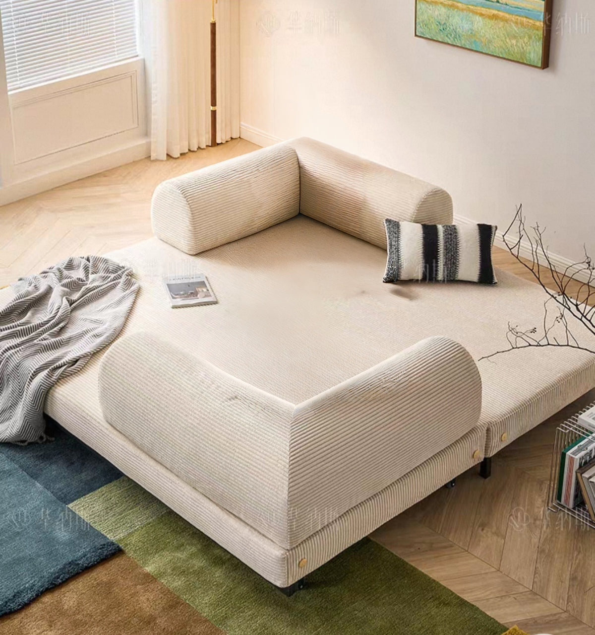 Multifunctional Toast Style Compressable Foldable Sofa Bed