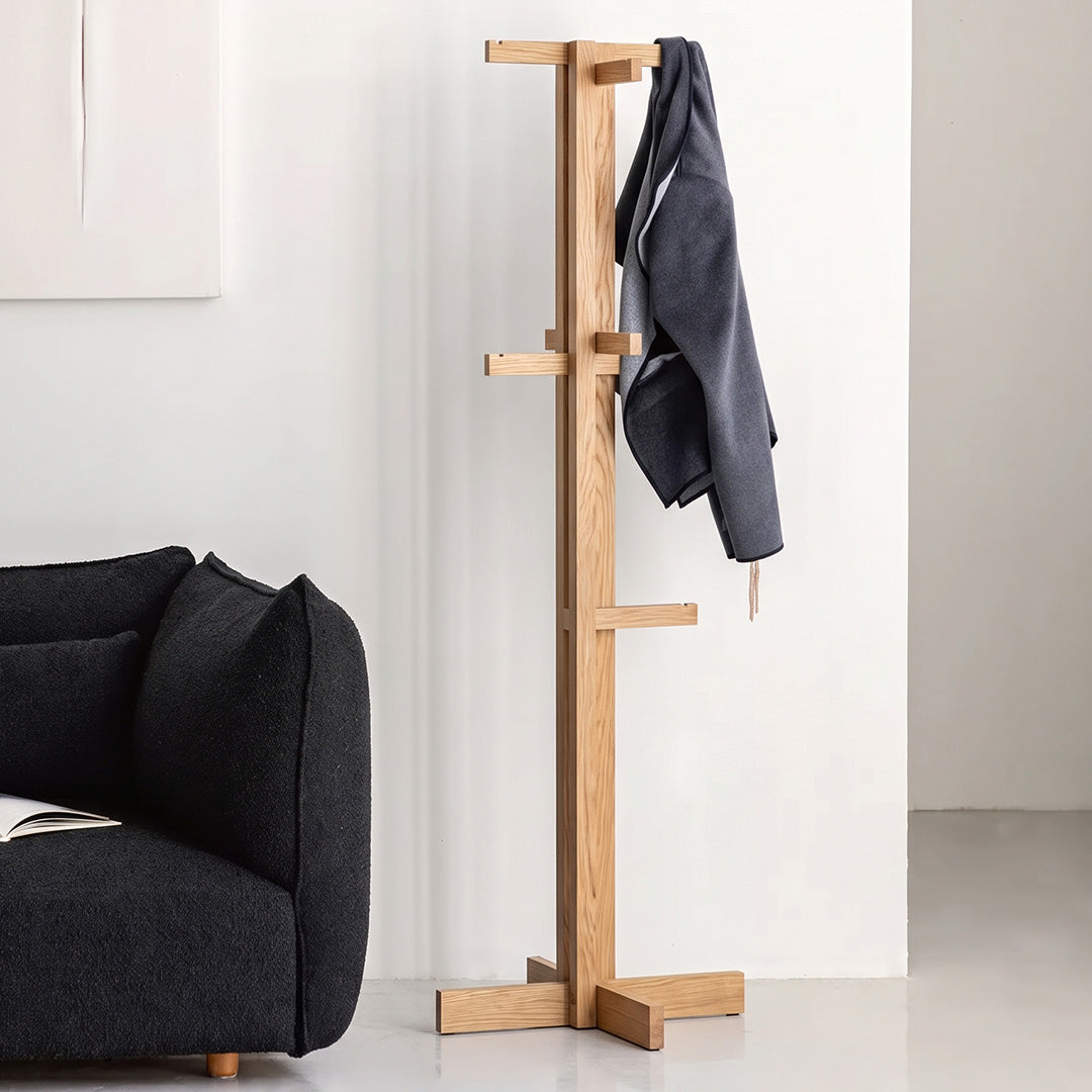 Garrett Black Oak Coat Stand Hooks