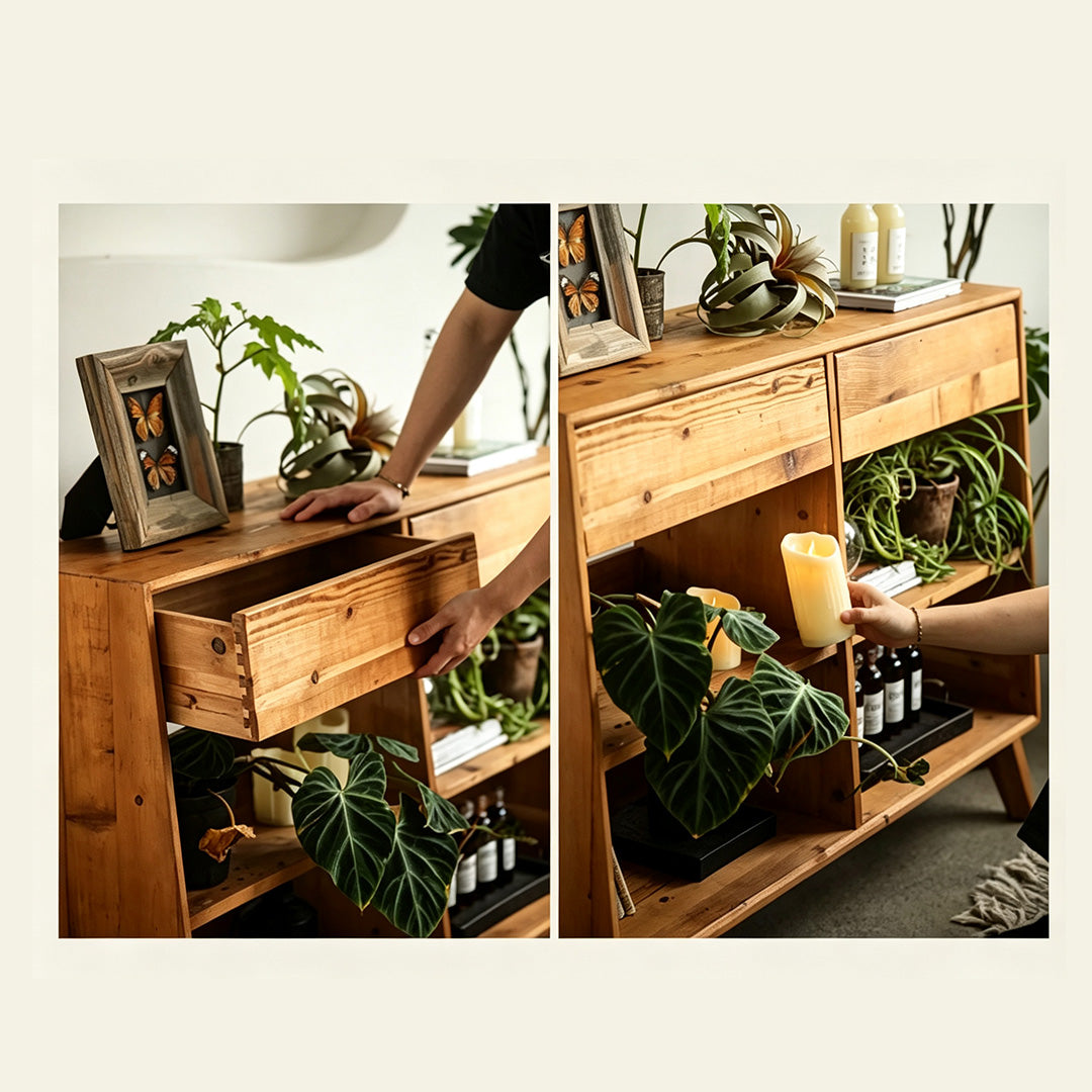 Hart Warm Wood Storage Sideboard