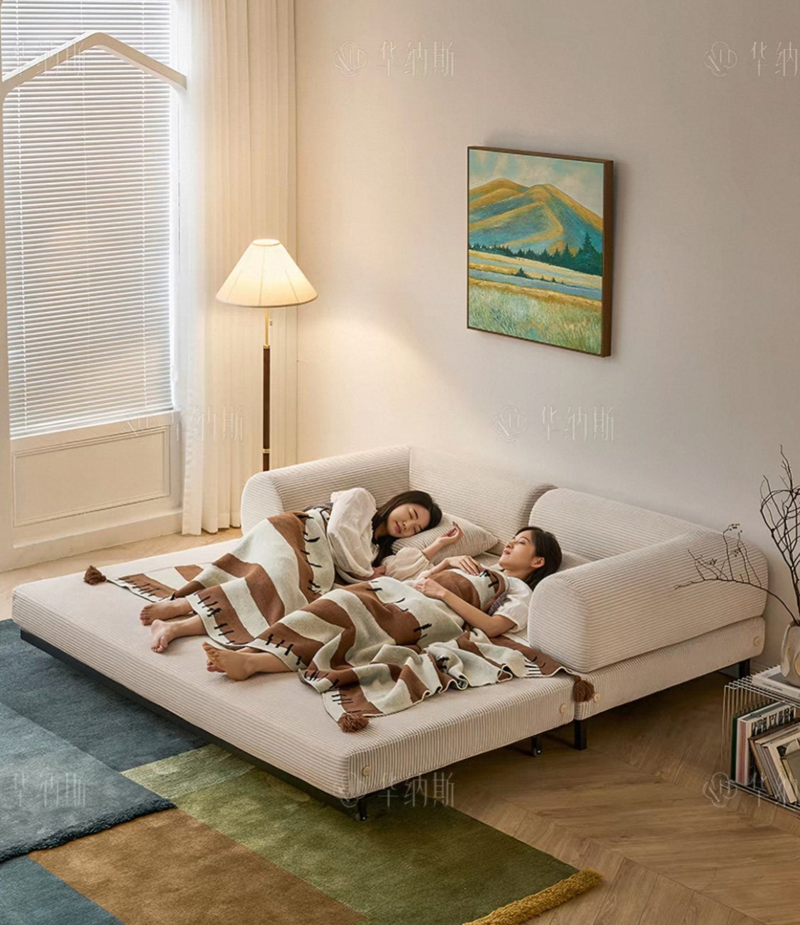 Multifunctional Toast Style Compressable Foldable Sofa Bed