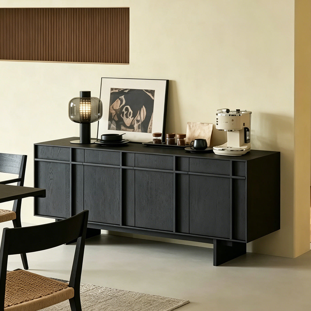 Rhys Walnut Wood Sideboard