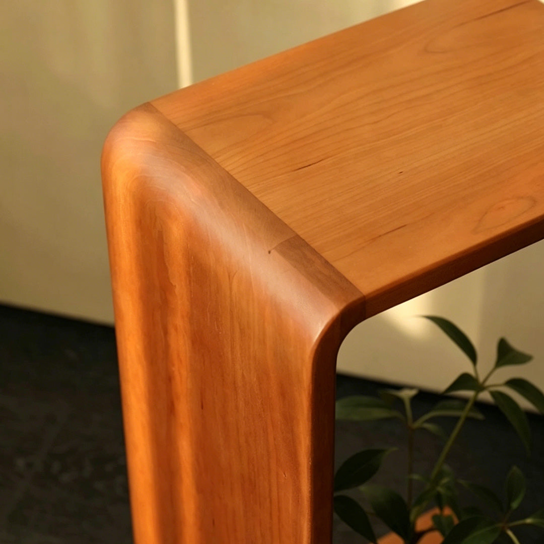 Everett Walnut Accent Side Table