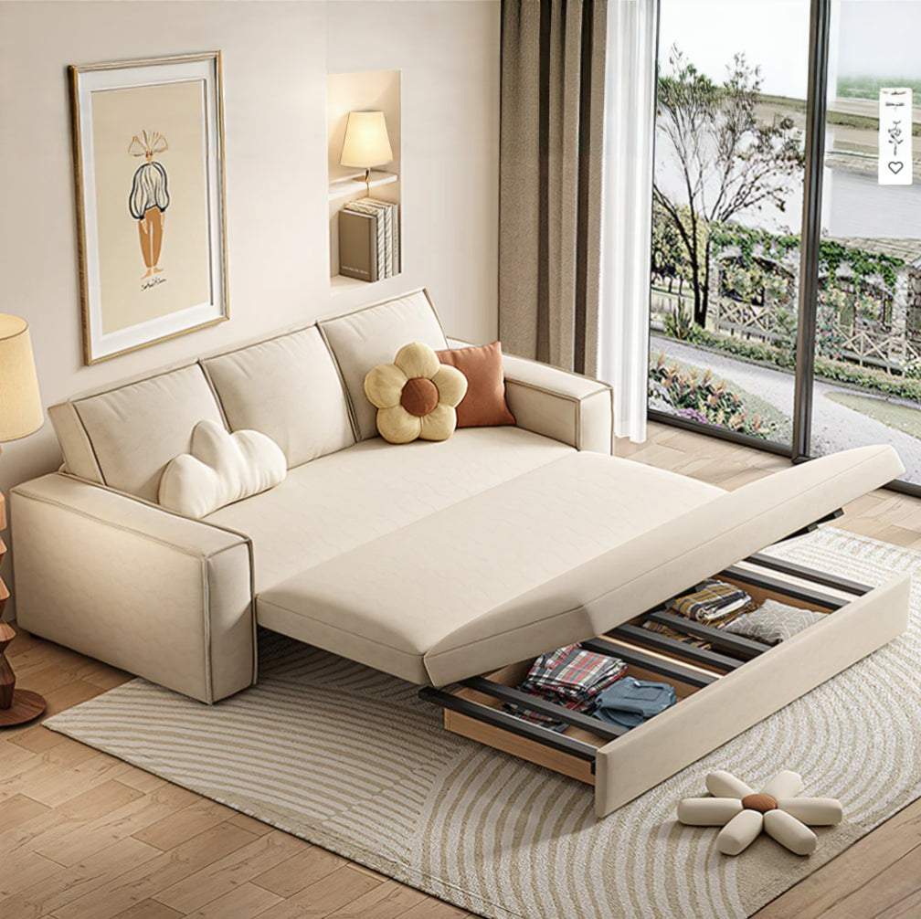 Modern Two Seater Sofa Bed For Minimalist Living Spaces