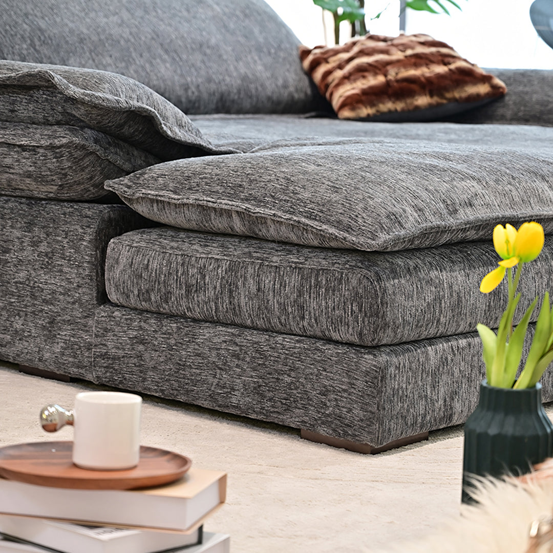Dela Cruz Single Seater Sofa, Two Seater Sofa, Sofa Bed Chenille with chair single sofa bed