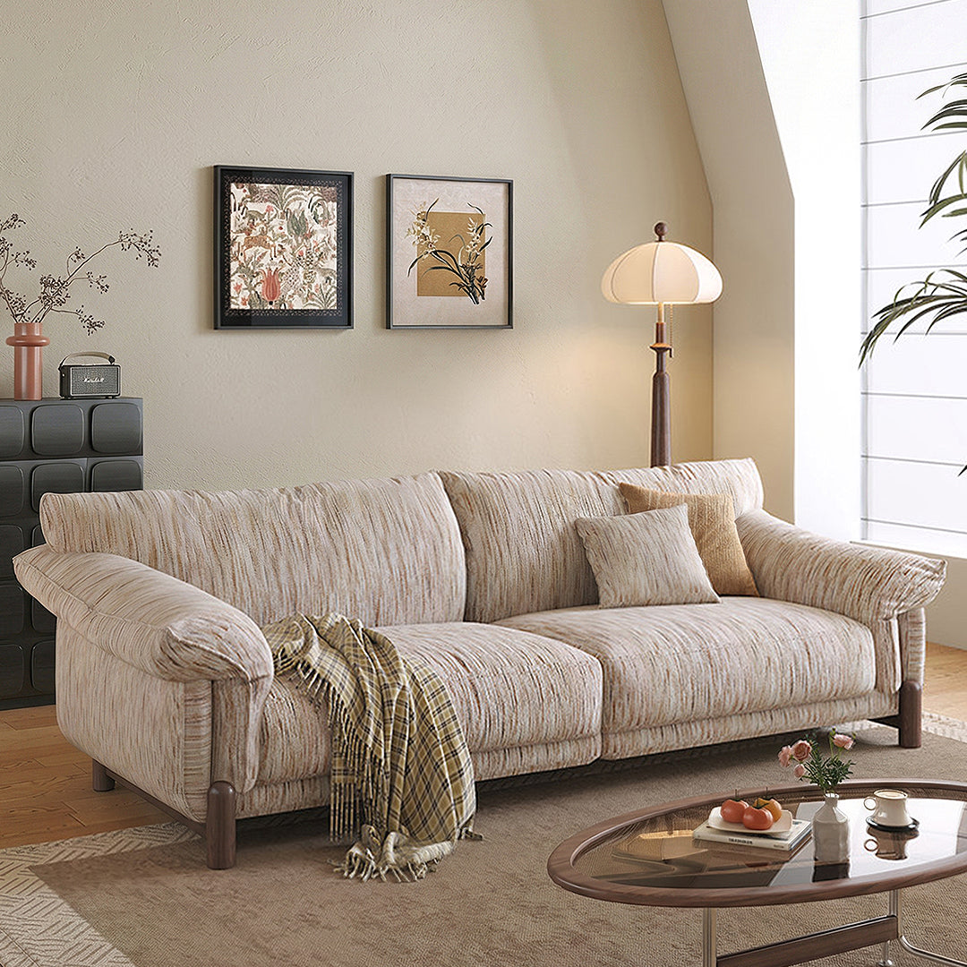 Eclat Two Seater Sofa, Linen or Chenille-Weilai Concept