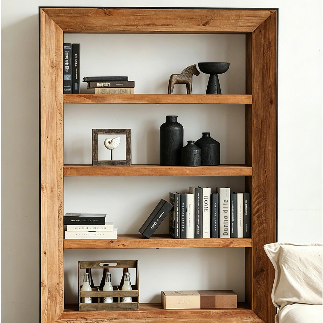 Aiden Honeywood Large Open Shelf Bookcase