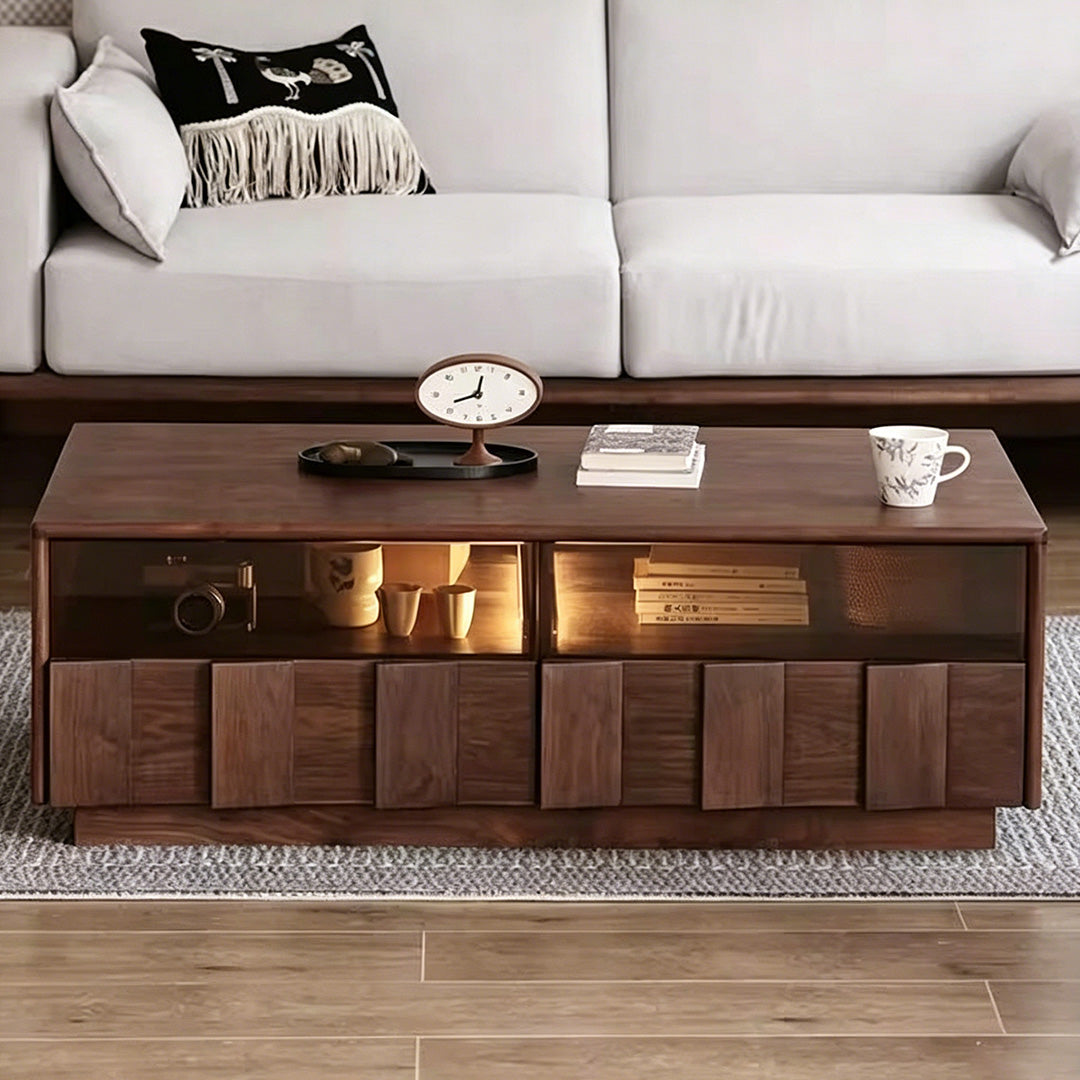 Richard Walnut Wood Coffee Table