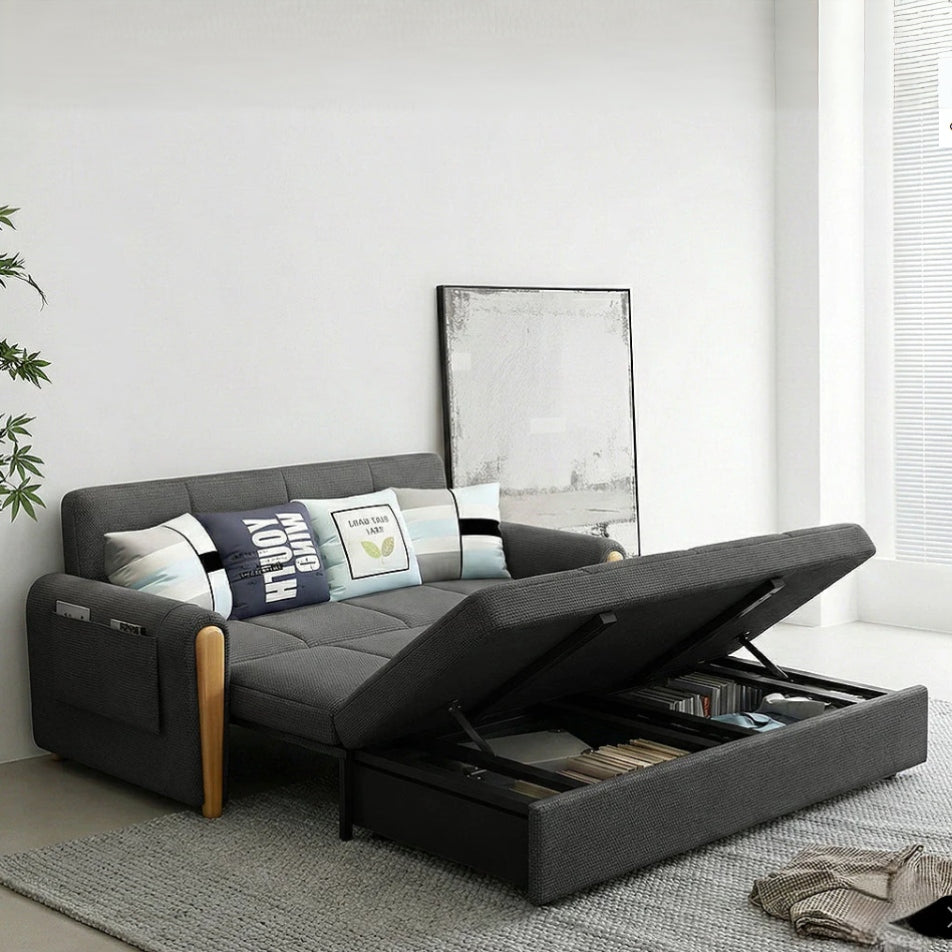 Modern Minimalist Sofa Bed With Storage