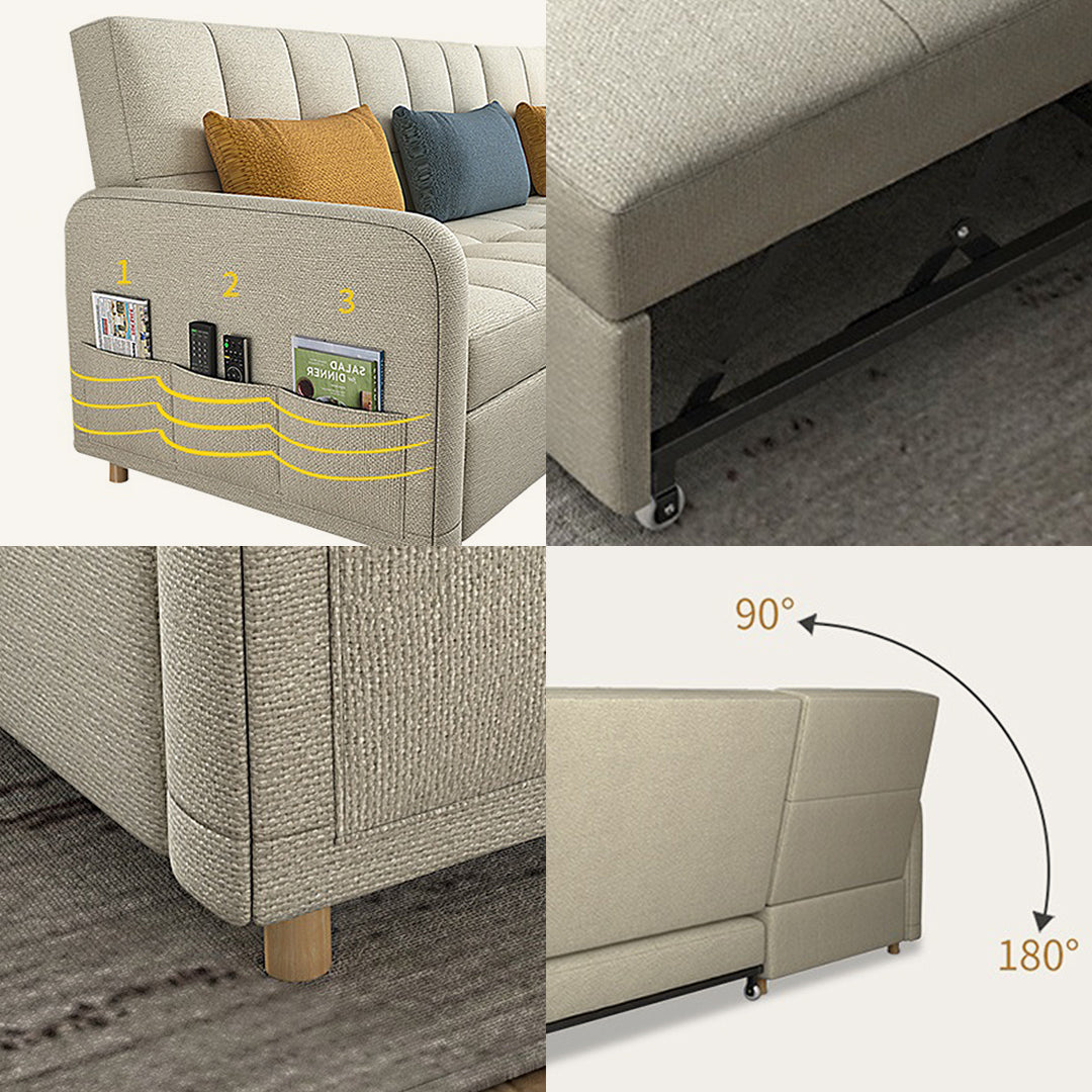 L Shape Sofa Bed With Storage