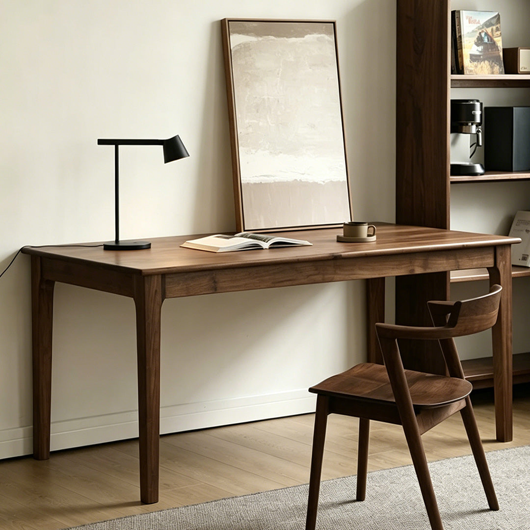 Victor Walnut Solid Wood Dining Table