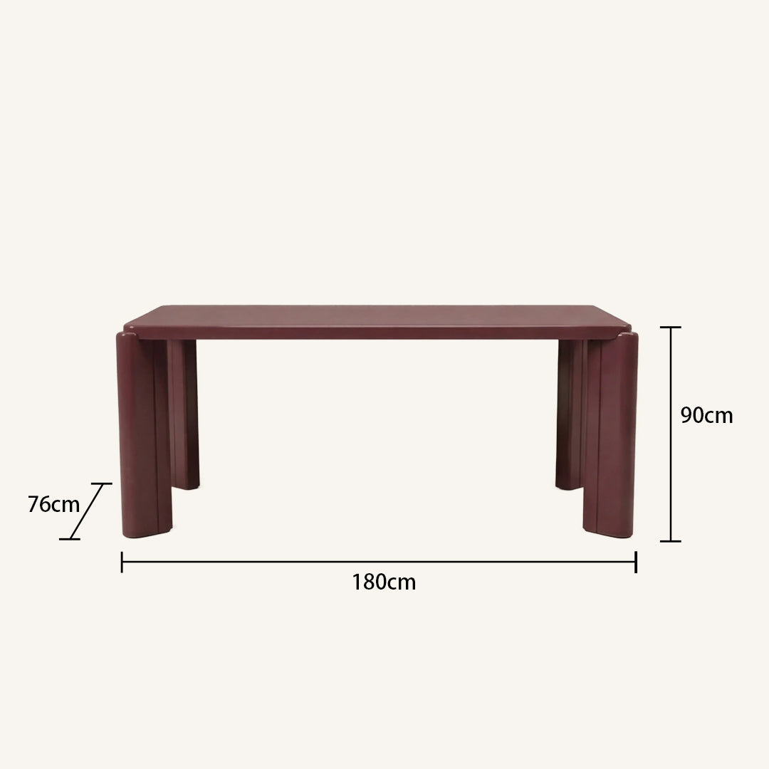 Laurel Plum Rectangular Dining Table