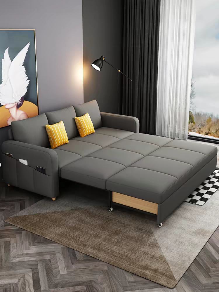 Modern Minimalist Style Multi-functional Foldable Sofa Bed