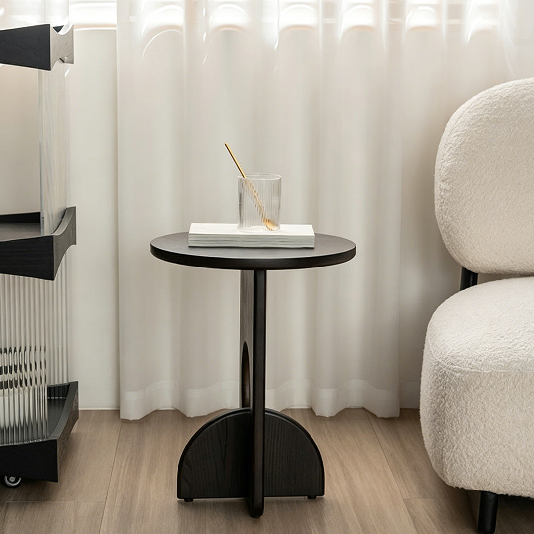 Colton Black Ash Accent Side Table