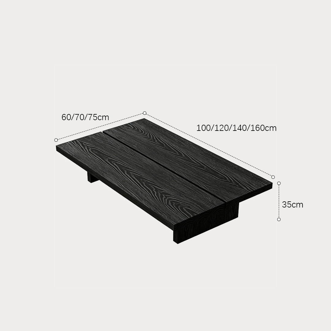 Christoper Charcoal Wood Coffee Table