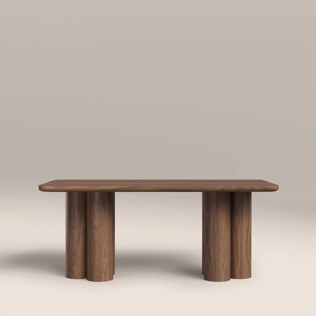Laurel Walnut Solid Wood Dining Table