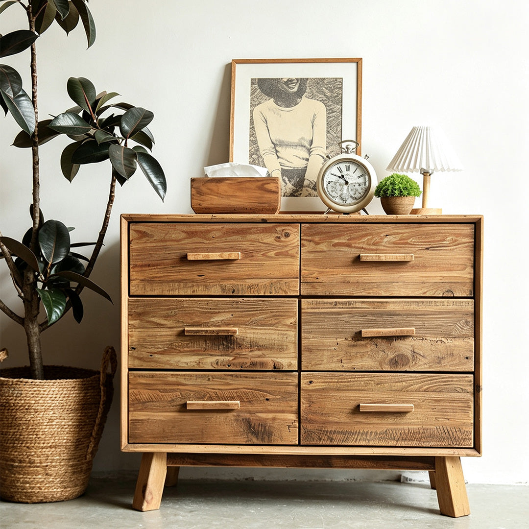 Ivor Oak Six-drawer Chest