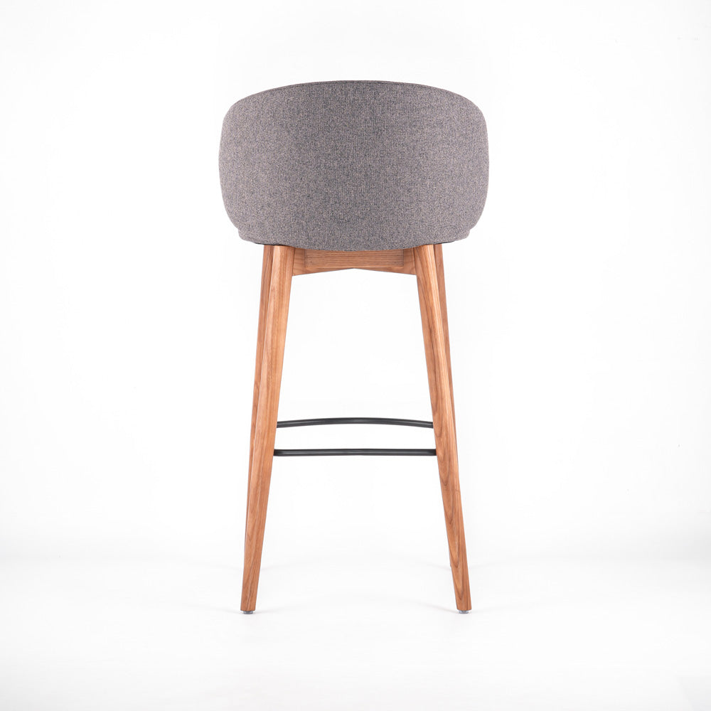 Premium Solid Wood Bar Stool Modern Bar Chair For Home Bar
