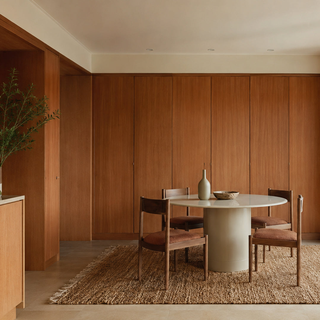 Laurel Sandstone Round Dining Table