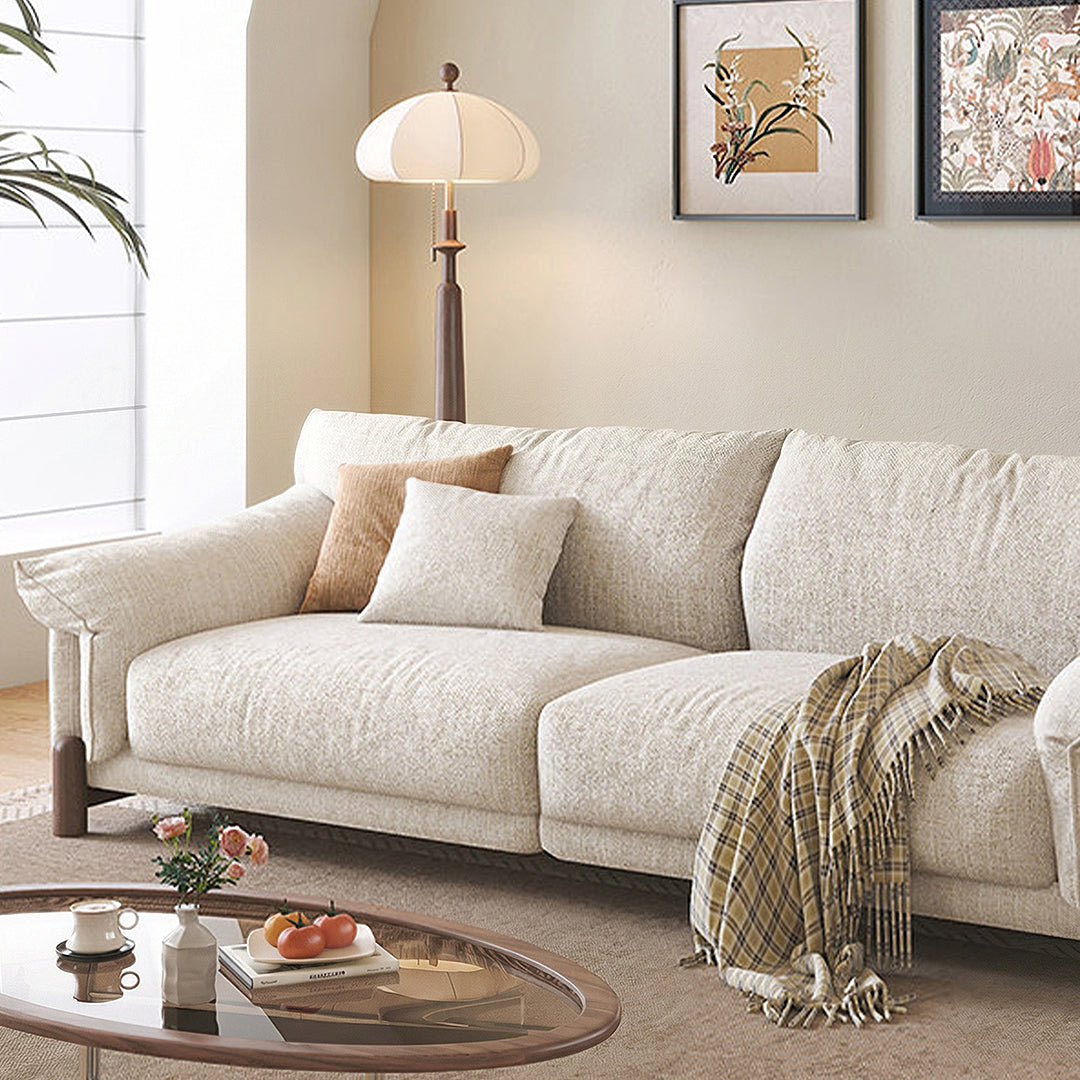 Eclat Two Seater Sofa, Linen or Chenille-Weilai Concept