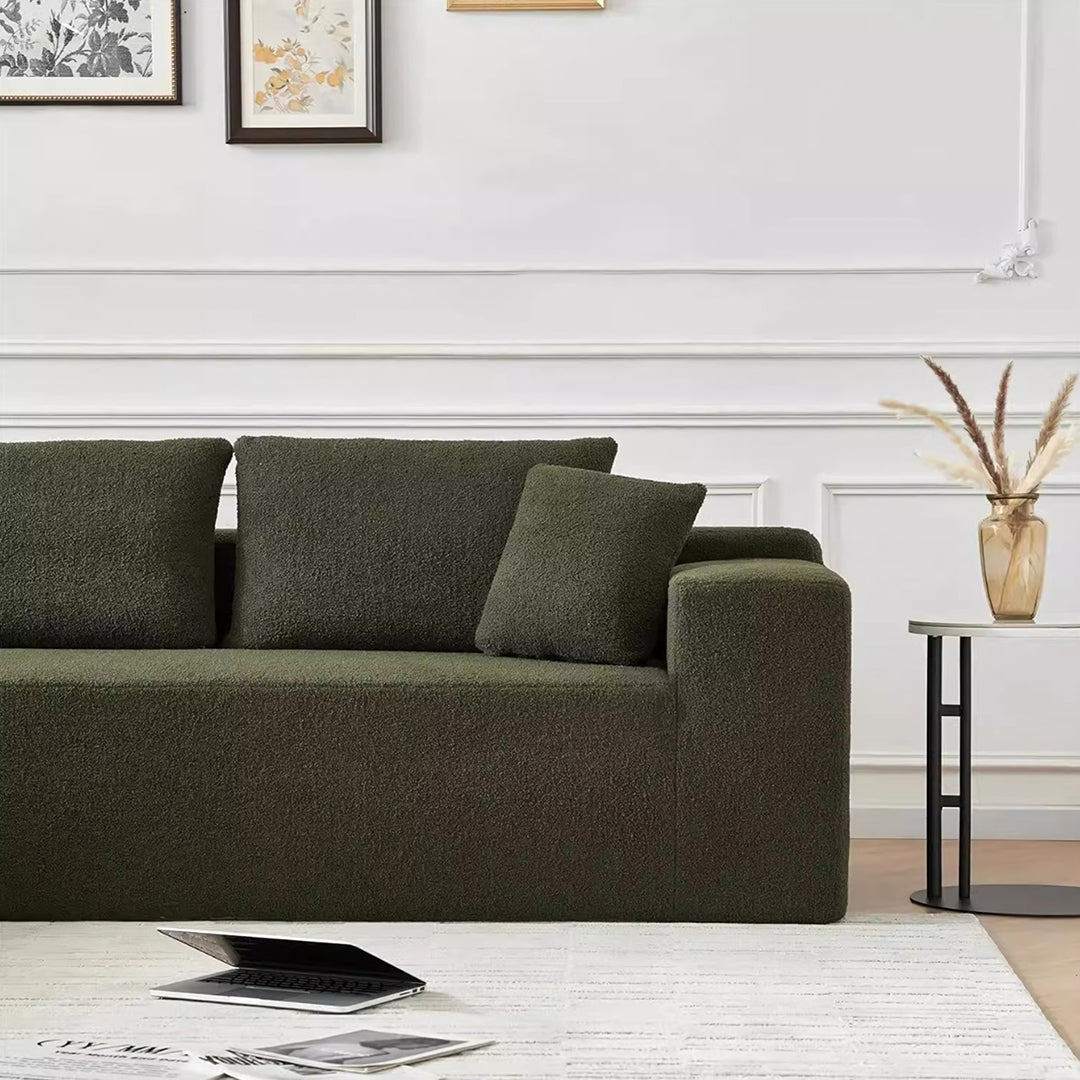 Ortega Modular Sofa Bed, Three Seater Corner Sofa Bed, Boucle with corner sofa patio