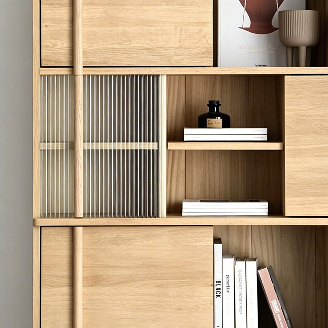 Harrison Oak Display Cabinet