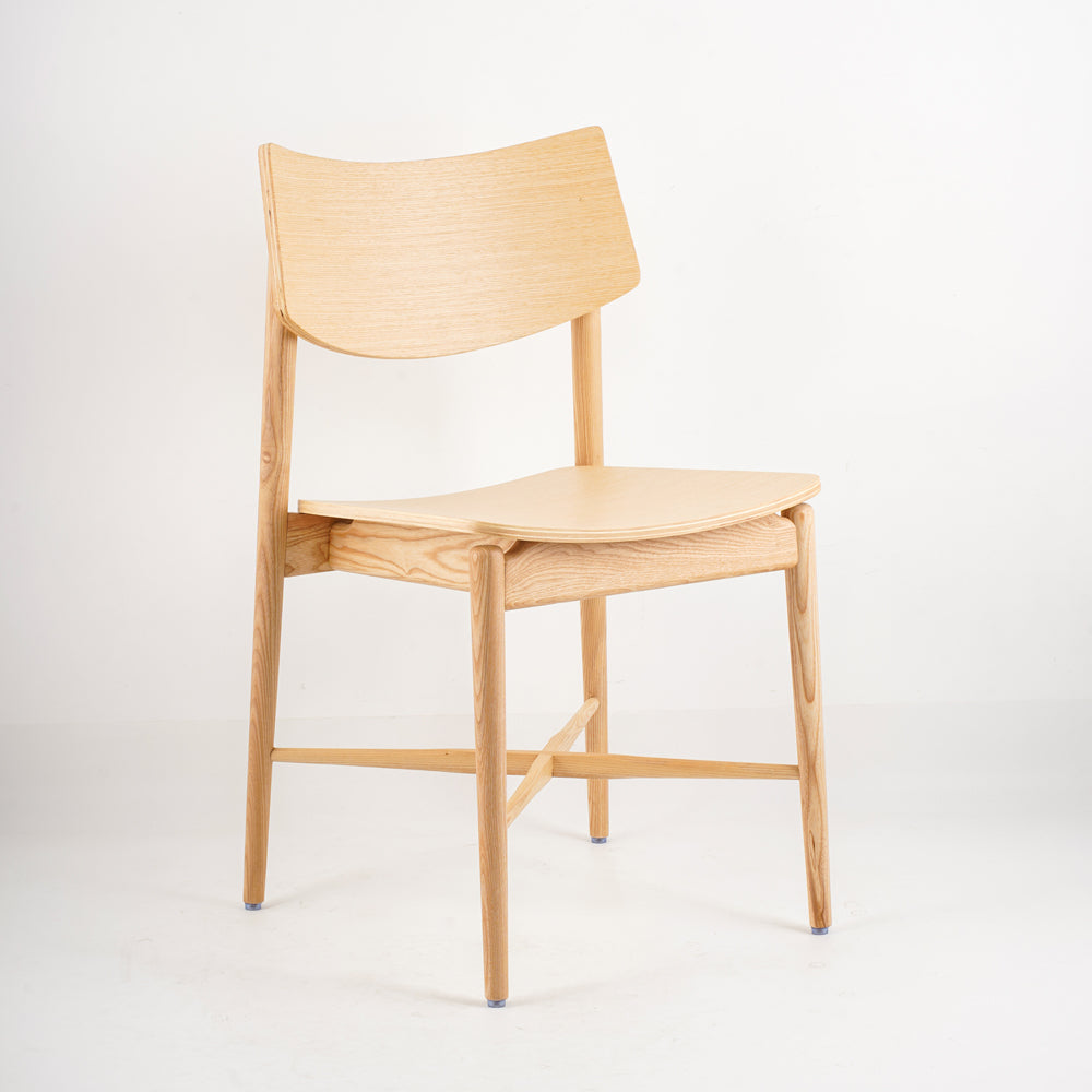 Solid American Ash Wood Dining Chair Modern Nordic French Style For Home School Office Or Bathroom Use