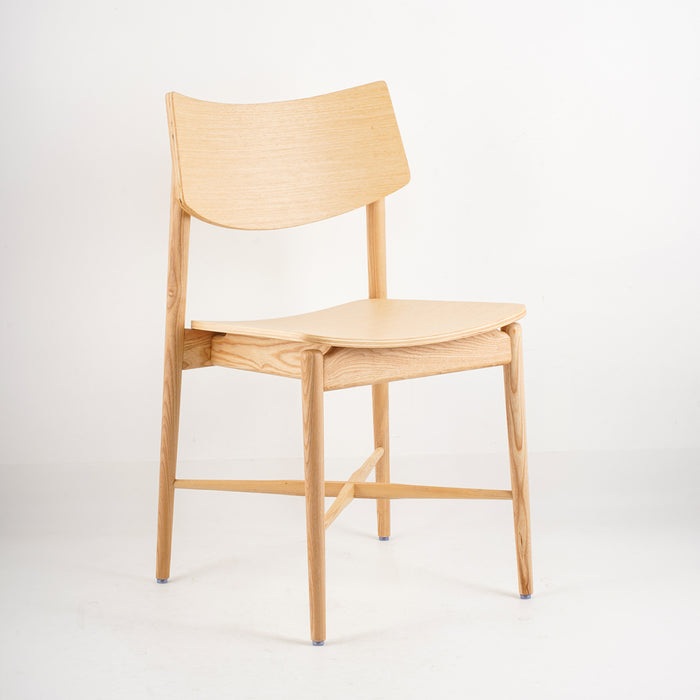 Solid American Ash Wood Dining Chair Modern Nordic French Style For Home School Office Or Bathroom Use