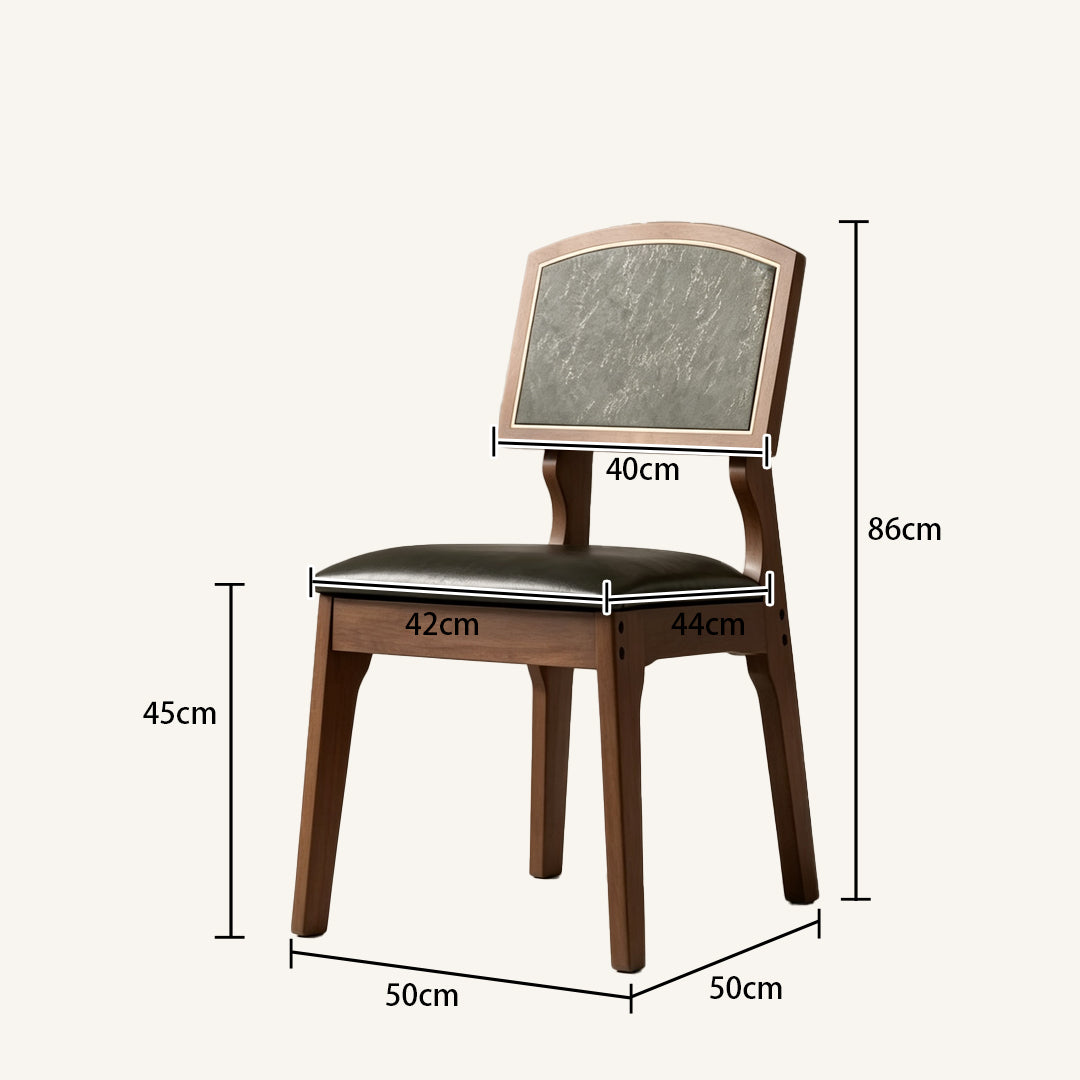 Ellington Dark Walnut Upholstered Dining Chair,Wood