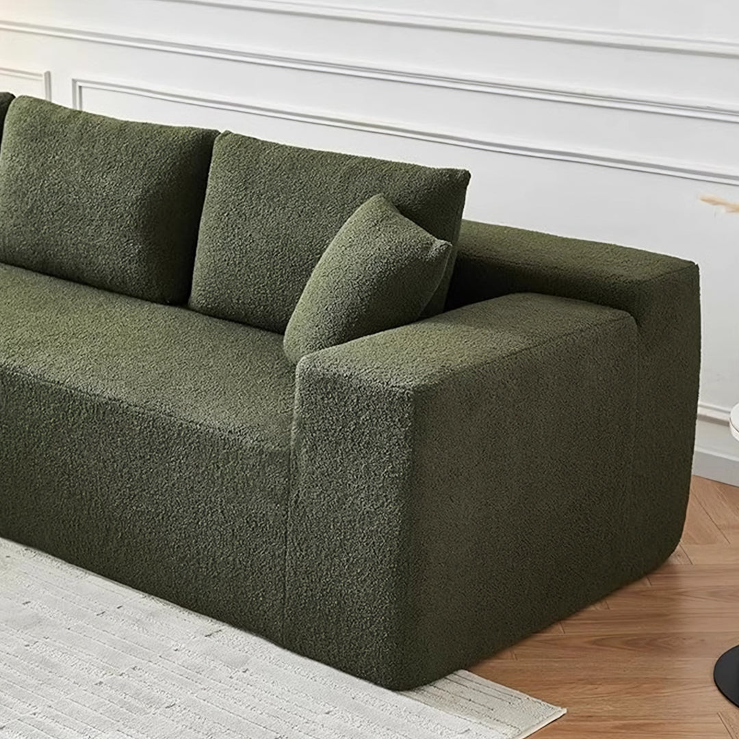 Ortega Modular Sofa Bed, Three Seater Corner Sofa Bed, Boucle with corner sofa patio set