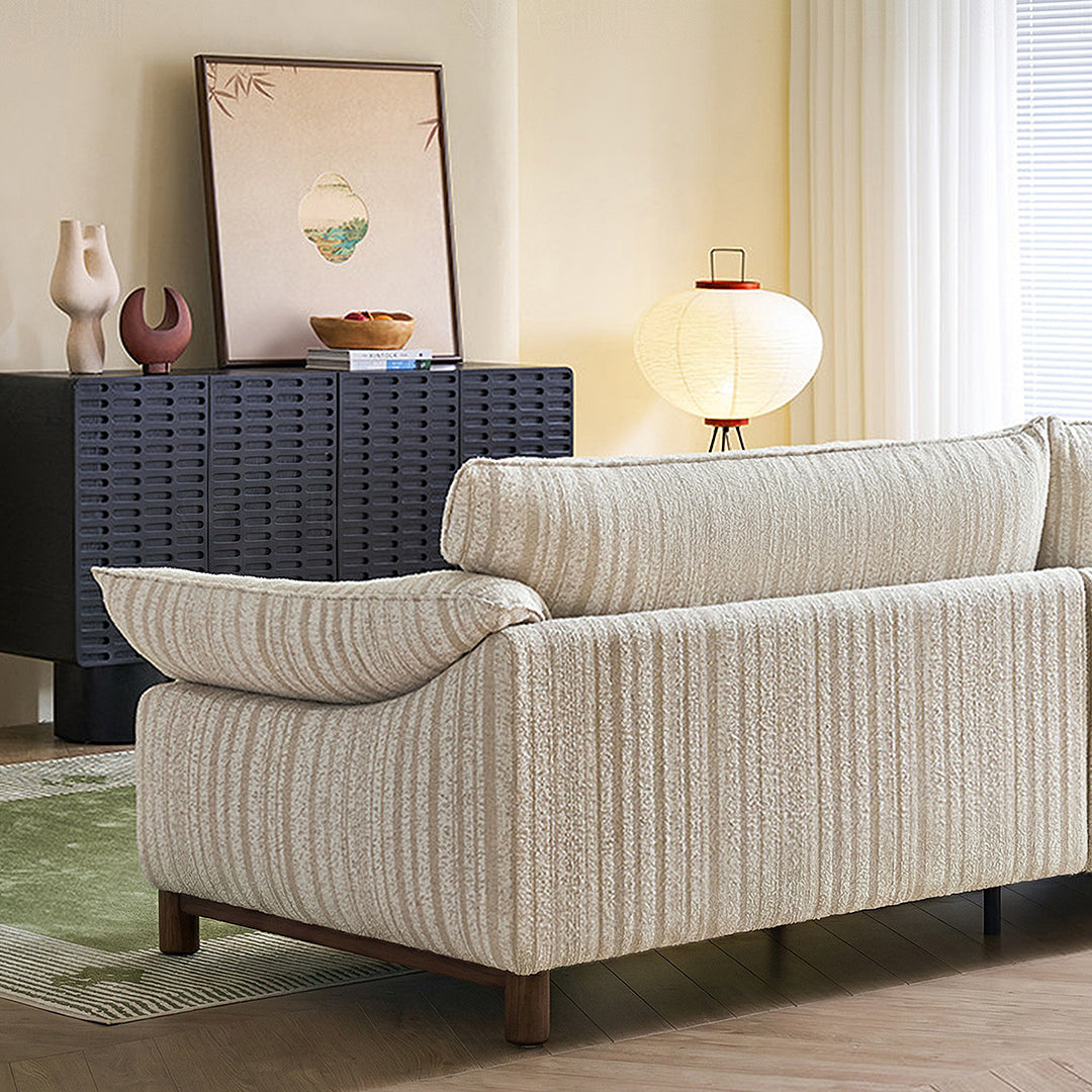 Eclat Two Seater Sofa, Linen or Chenille-Weilai Concept